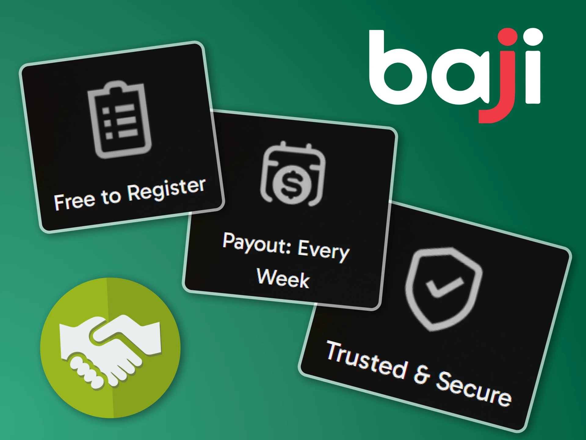 Check out the main benefits of Baji's affiliate program.