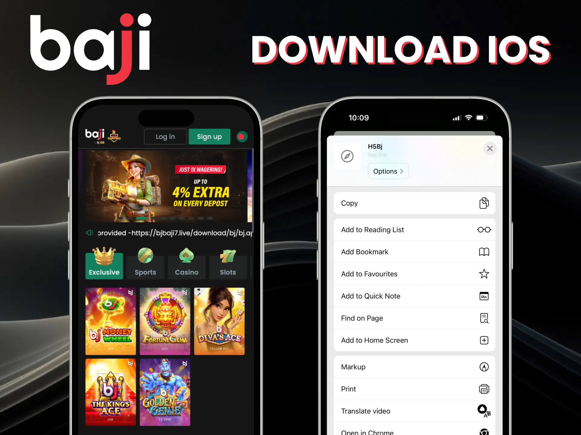 Win real rewards now with Baji on iOS.