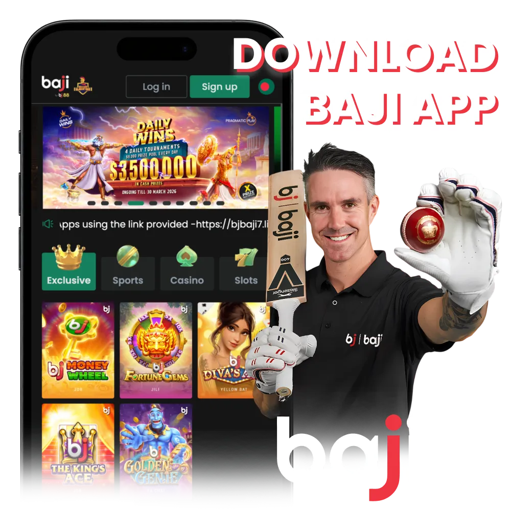 Download Baji app for Android and iOS devices.