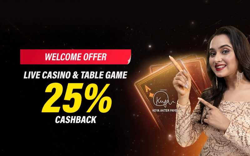 Play live on Baji and reduce your risk with cashback on table game losses for longer sessions.