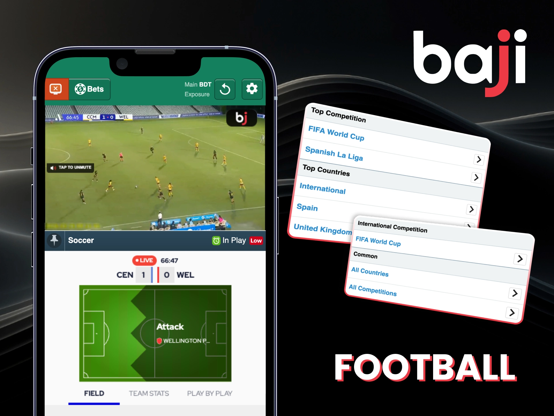 Join Baji today and experience football betting with advanced markets and nonstop live action.