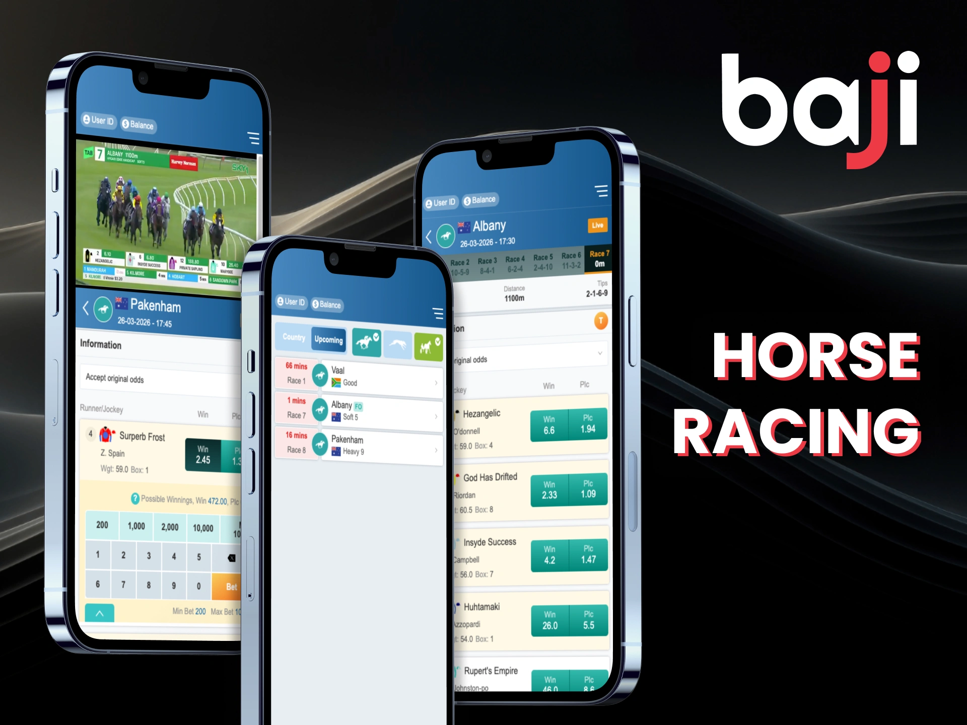Experience horse racing on Baji and enjoy fast result markets with quick betting outcomes.