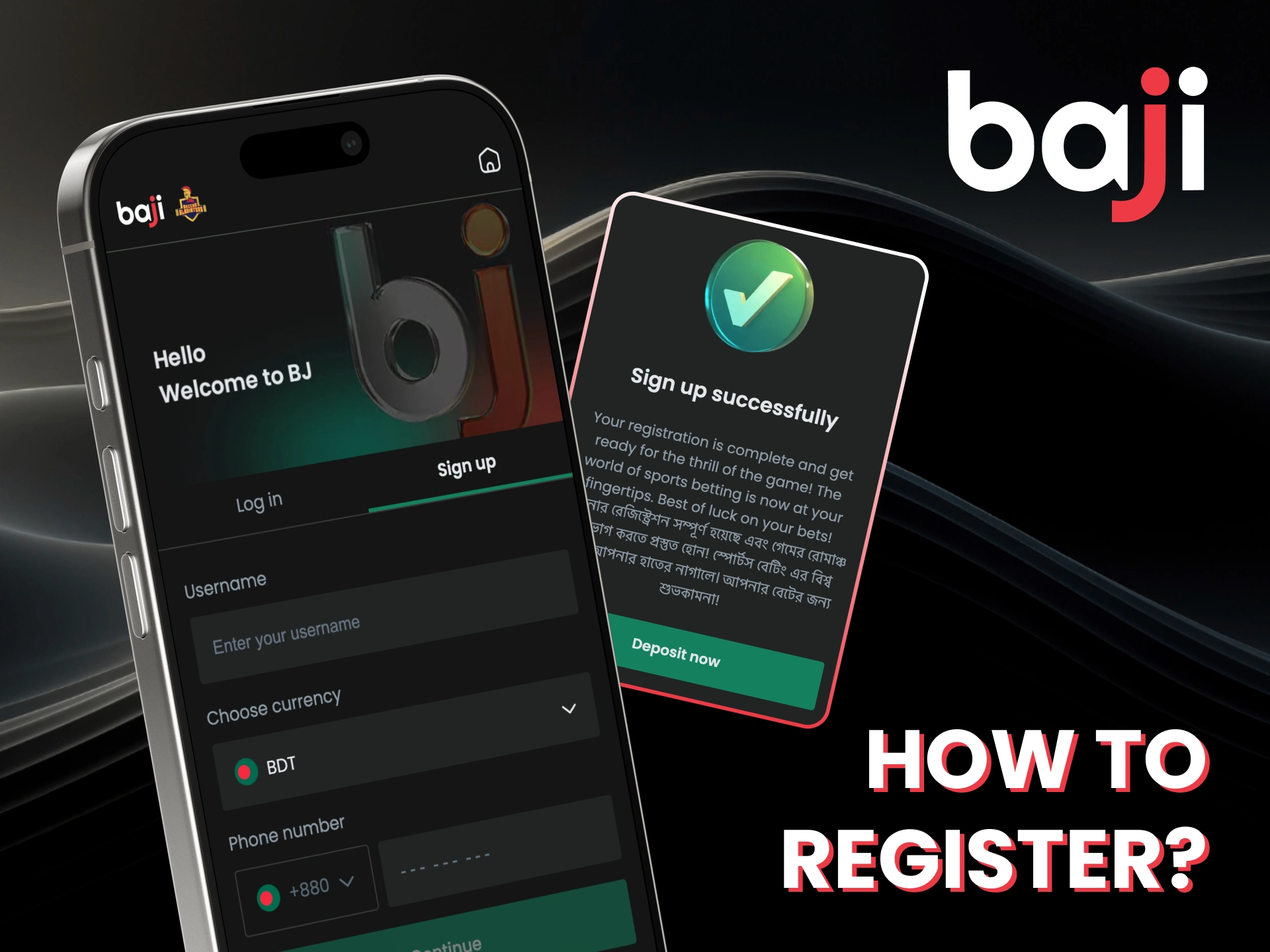 Register on Baji now and start playing in minutes with a quick setup and instant access.